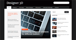 Desktop Screenshot of designer3d.com.au
