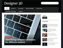 Tablet Screenshot of designer3d.com.au